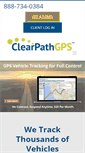 Mobile Screenshot of clearpathgps.com